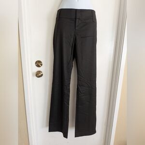 Alice And Olivia Employed Black Wide-Leg Career Pants NWT 8. Retail $242